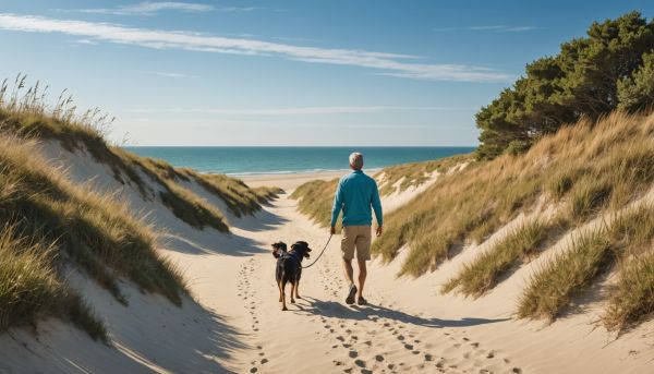 Émerveillez-vous avec votre chien lors de balades autour de Saint-Hilaire-de-Riez