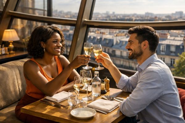 La magie des restaurants romantiques avec vue sur Paris