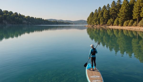 Où pratiquer le paddle sur les lacs provençaux ?